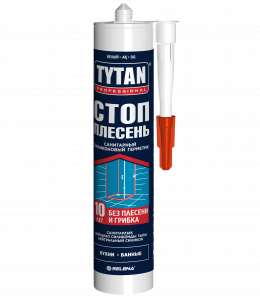 Стоп плесень герметик силикон санитарный нейтральный белый TYTAN Professional 280 мл