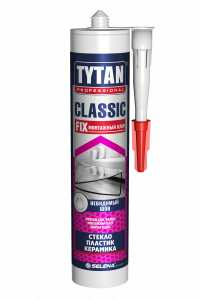Tytan Professional Classic Fix клей каучуковый монтажный прозрачный 310 мл 