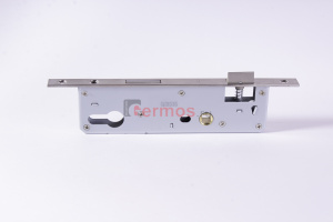 Замок  с защелкой 850 85/35/8 F=16 прям, мат. нерж. ст. (30) DORMA для дверей ПВХ
