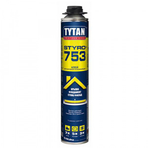 Клей-пена для пенополистирола Styro 753 Tytan Professional (750 мл)